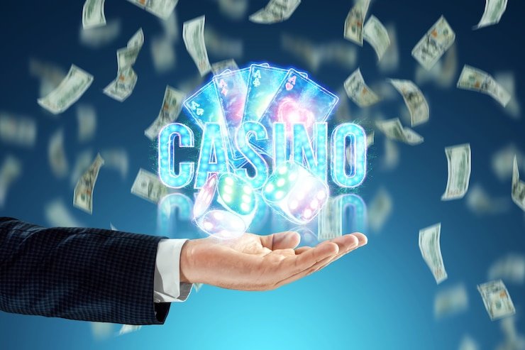 Live casino dealer studio environment